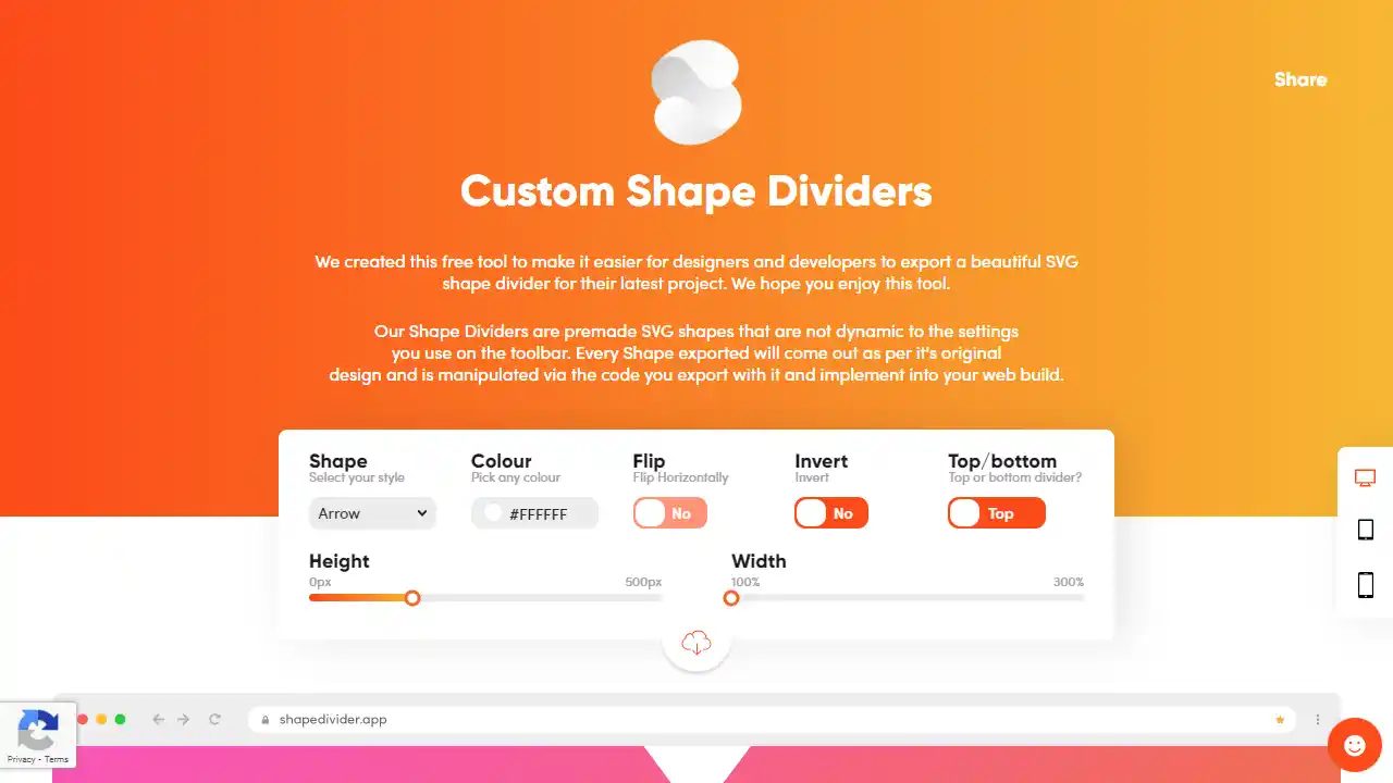 Shape Divider App